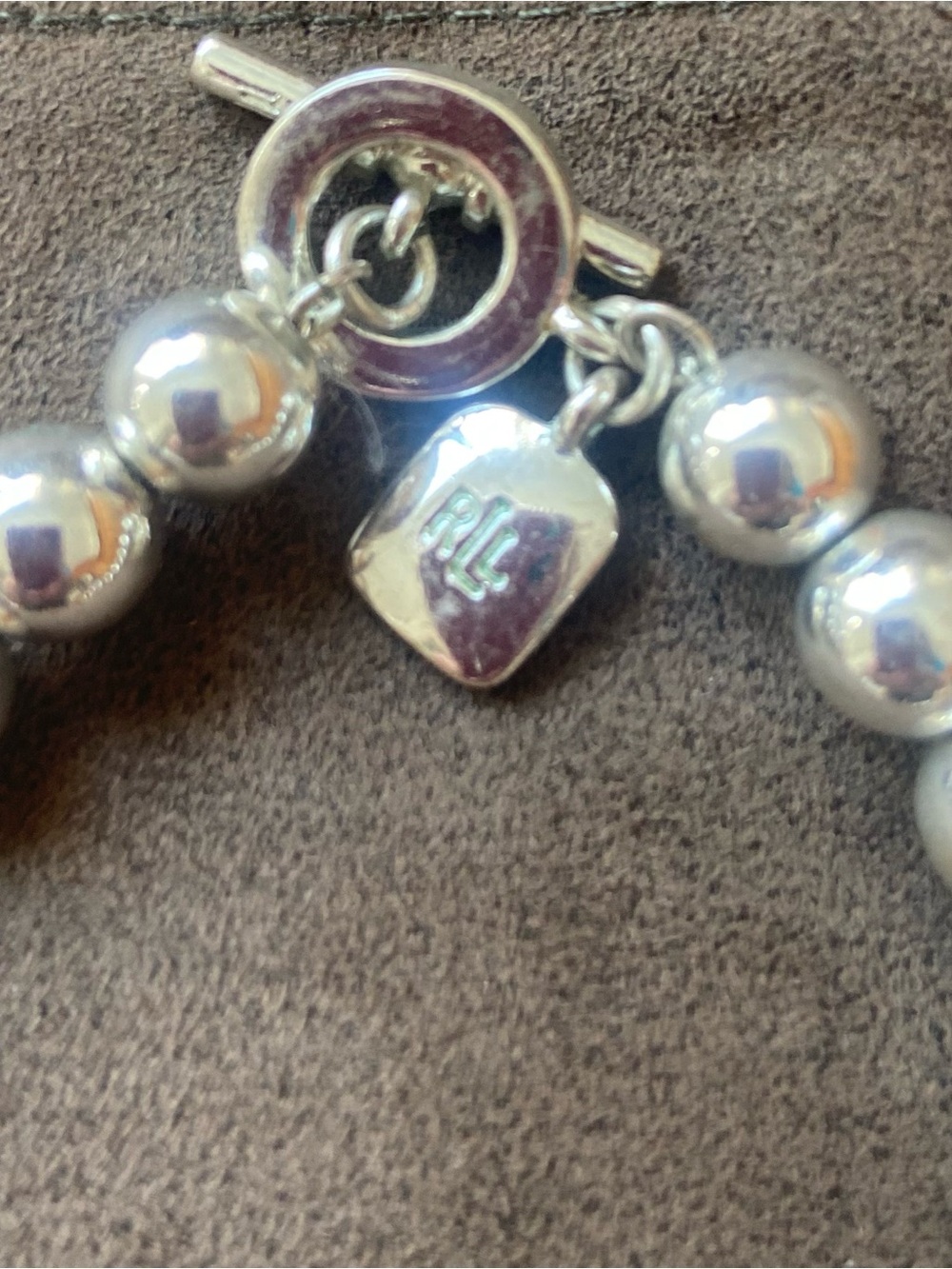 Silver Beaded Necklace - Women's Jewelry
Ralph Lauren Designer necklace - Picture 2 of 2
